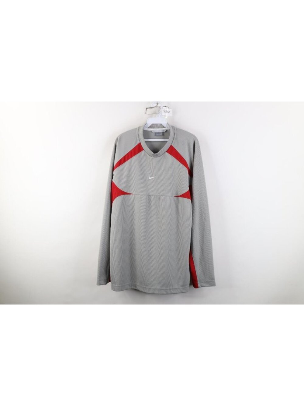 Vtg Nike Mens Large Travis Scott Center Swoosh Thermal Knit Long Sleeve T-Shirt